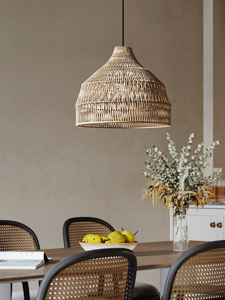 Outdoor Furniture Rh - Simple Creative Rattan pendant Light For