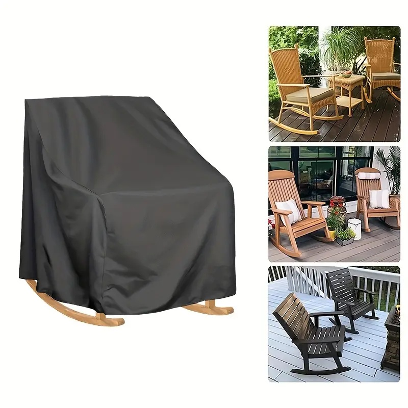 Outdoor Furniture Cover - Heavy-Duty Oxford Fabric Outdoor Rocking Chair