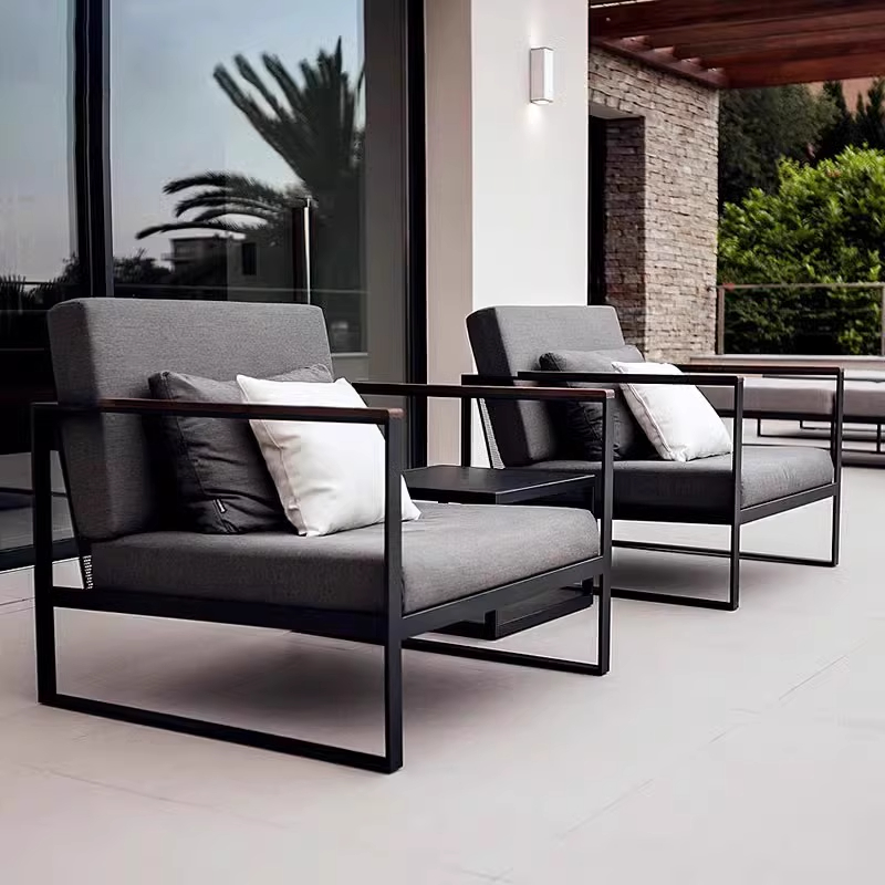 Outdoor Furniture Durable - ！@Modern Waterproof Durable Outdoor Iron Stainless