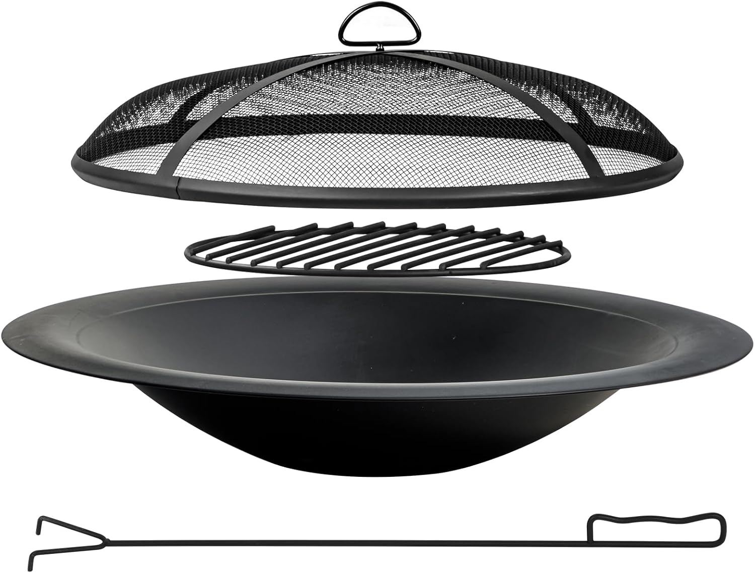 Fire Pit Bowl - 35 Inch Steel Fire Pit Bowl