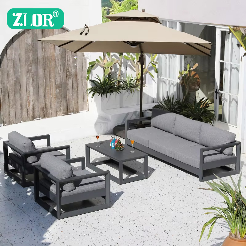 Luxury Aluminum Outdoor Sofa S - Outdoor Furniture Quality ulasan dan harga