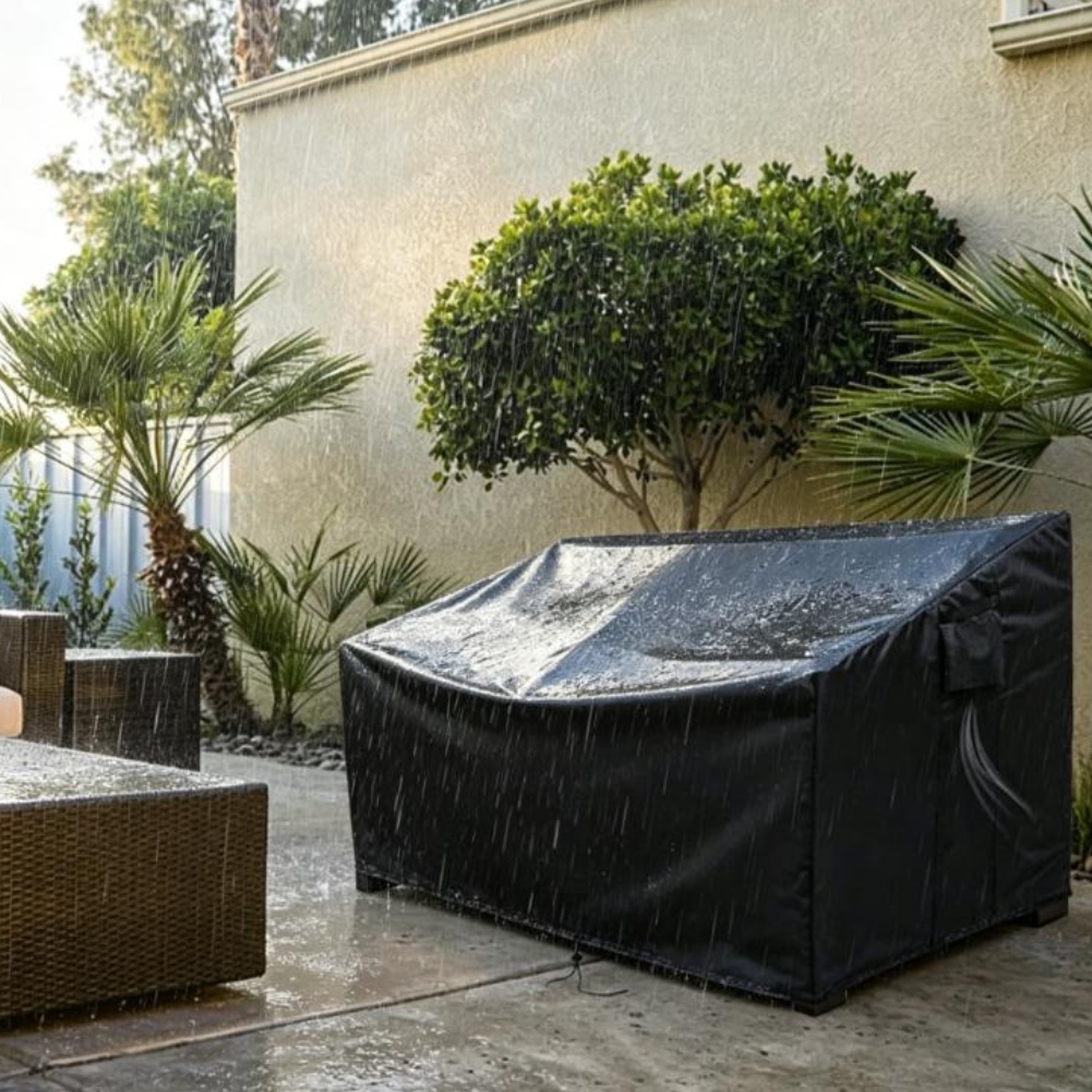 Heavy-Duty Patio Sofa Cover Wa - Outdoor Furniture Waterproof ulasan dan harga