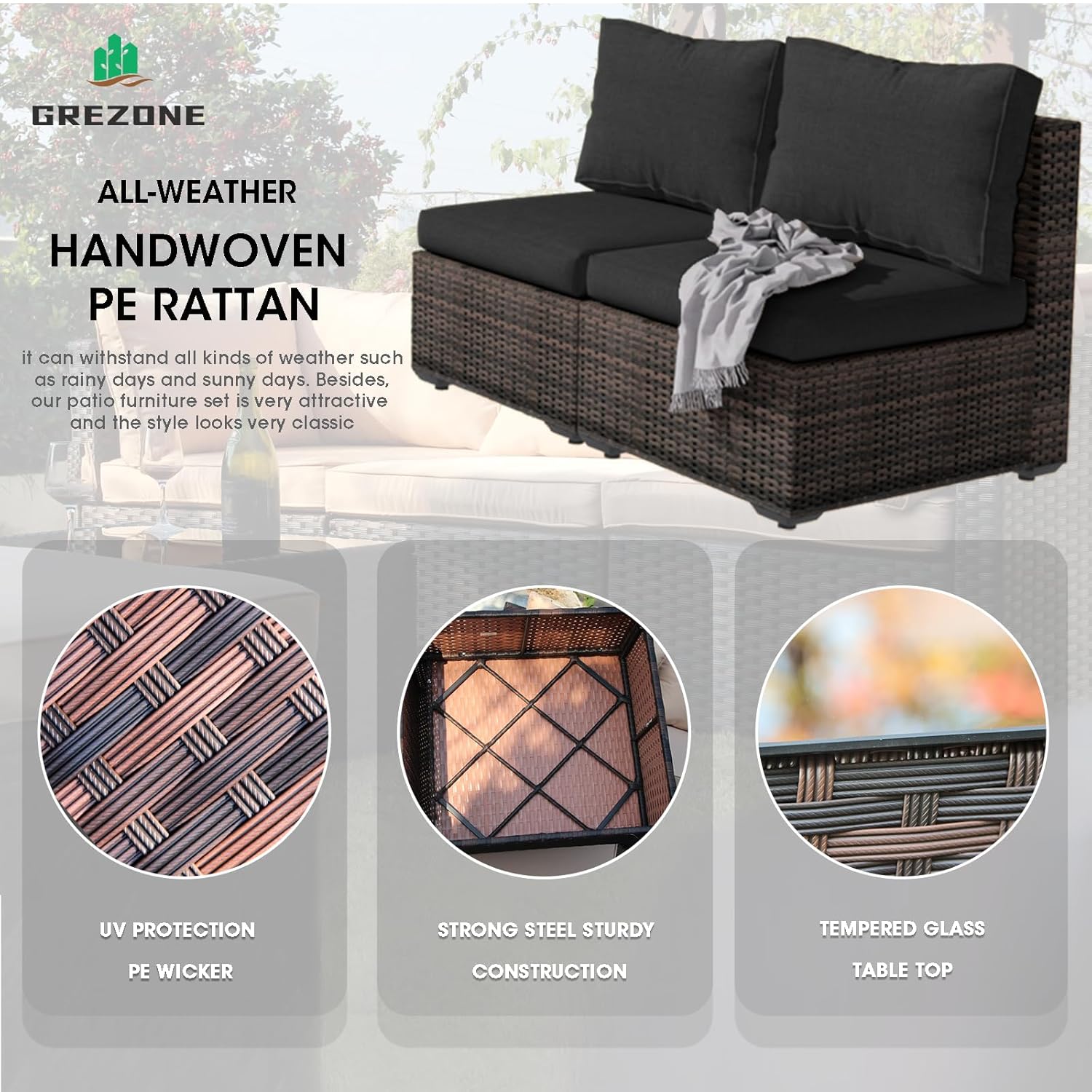 Outdoor Sectional Furniture, 5 - Outdoor Furniture With Fire Pit Table ulasan dan harga