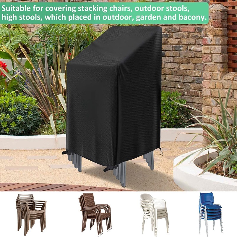 1/2/PCS Stacked Chair Dust Cov - Outdoor Furniture Cover ulasan dan harga