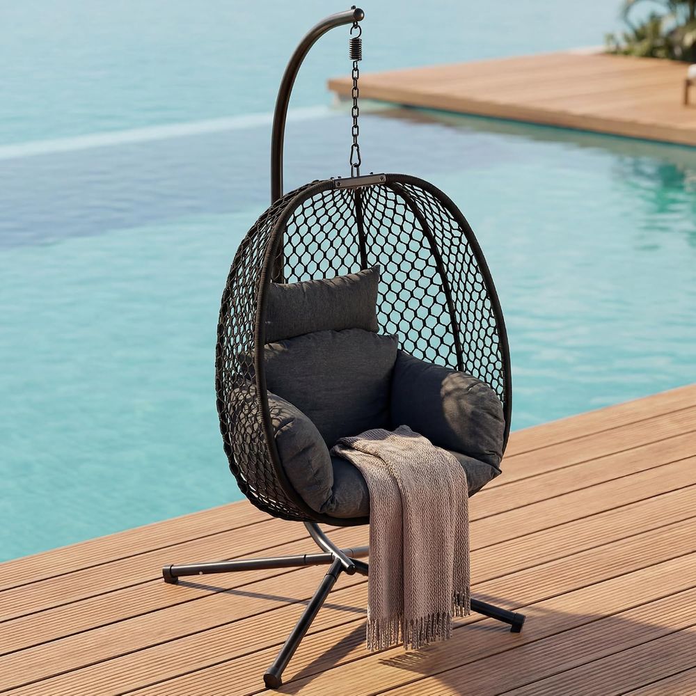 Egg Chair Outdoor with Stand,  - Outdoor Furniture Egg Chair ulasan dan harga