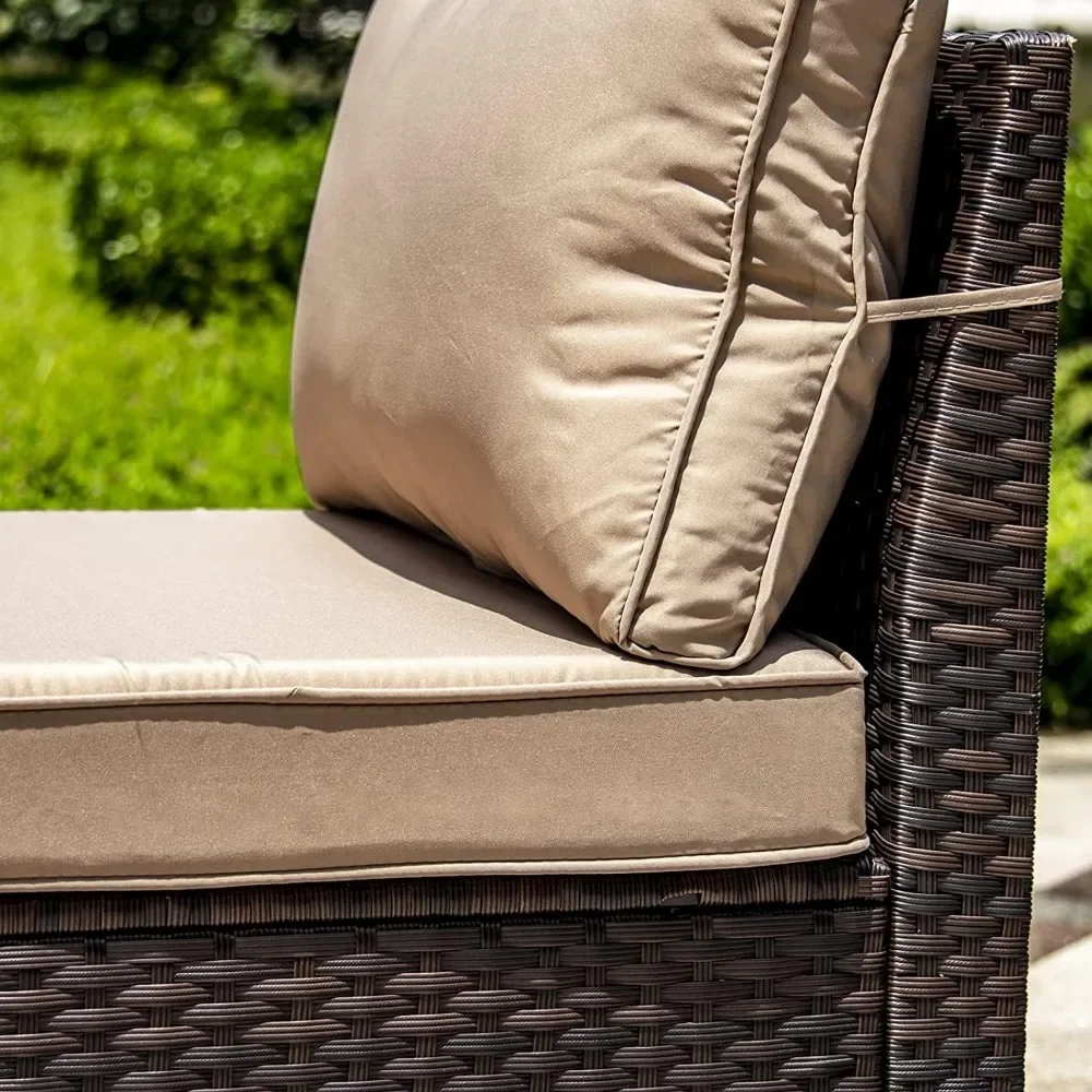 -Patio Furniture Set With Prop - Outdoor Furniture With Fire Pit Table ulasan dan harga