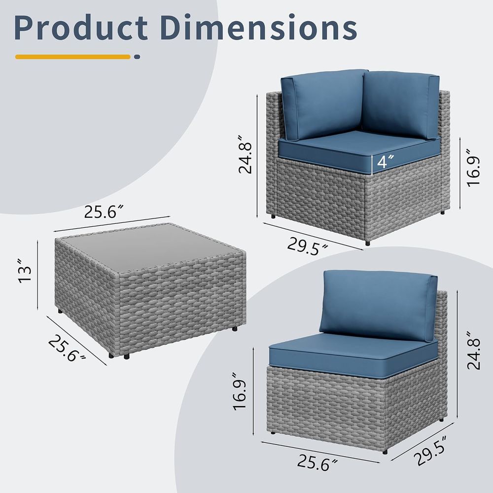 5-Piece Outdoor Patio Furnitur - Outdoor Furniture With Fire Pit Table ulasan dan harga