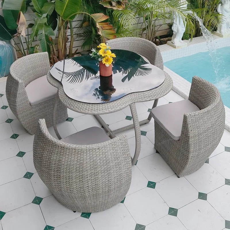 DSA outdoor rattan table and c - Outdoor Furniture In Store ulasan dan harga