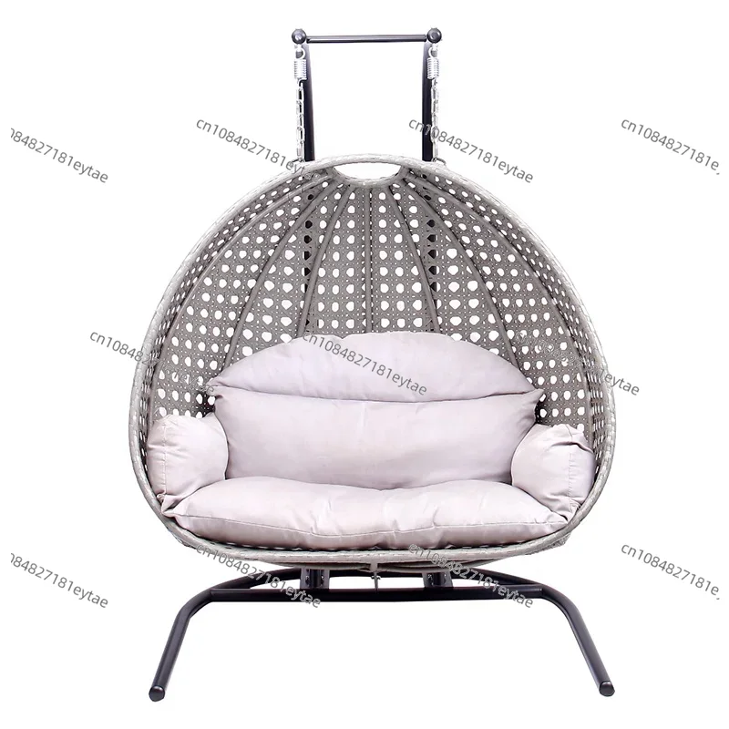 Modern Outdoor Patio Grey Wick - Outdoor Furniture Egg Chair ulasan dan harga