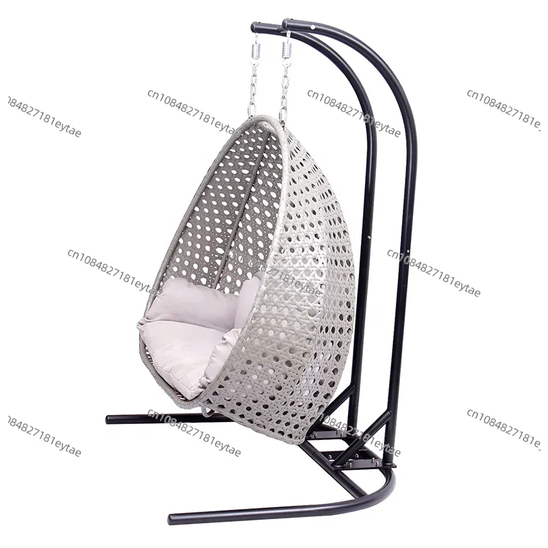 Modern Outdoor Patio Grey Wick - Outdoor Furniture Egg Chair ulasan dan harga