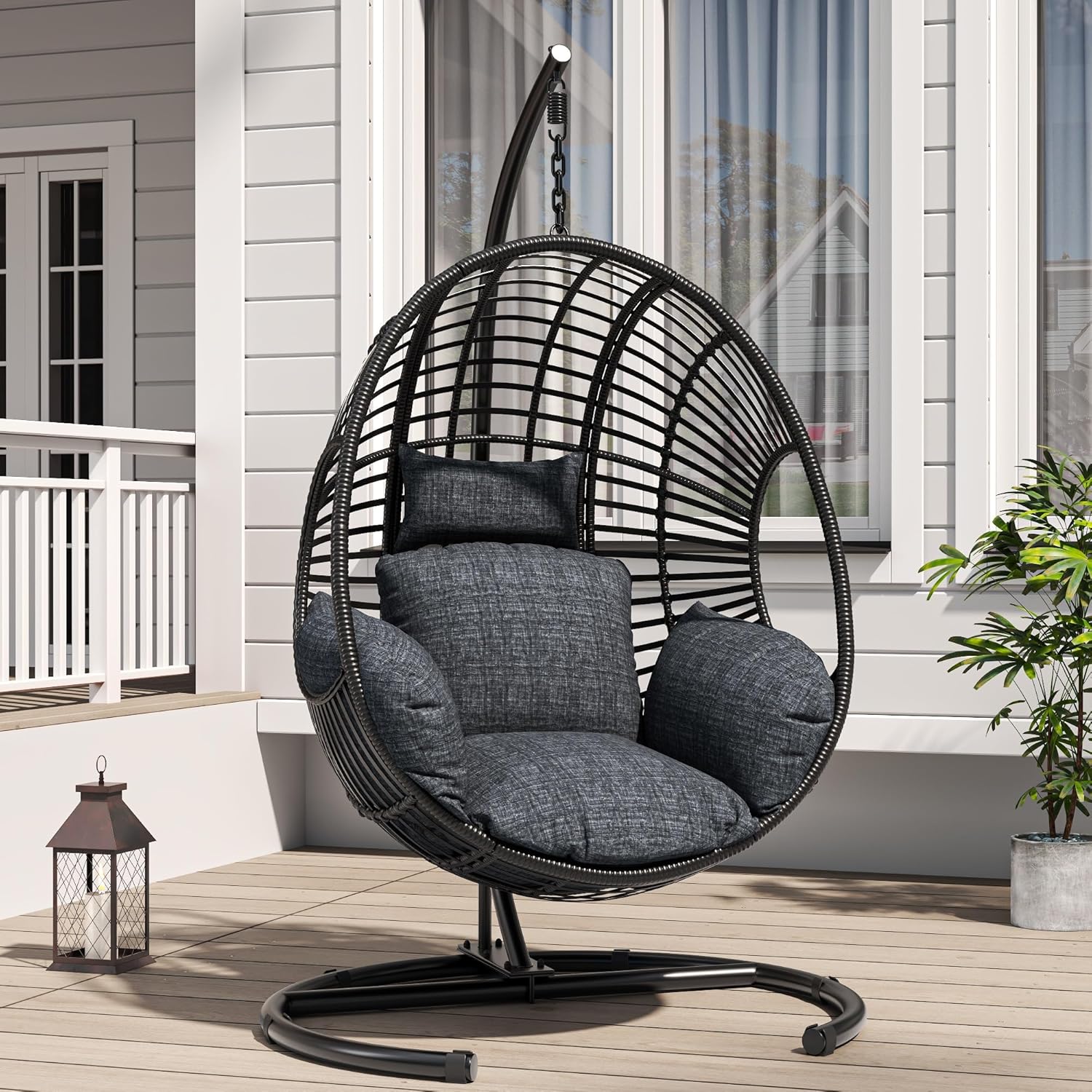 42in Extra Wide Egg Chair Pati - Outdoor Furniture Egg Chair ulasan dan harga