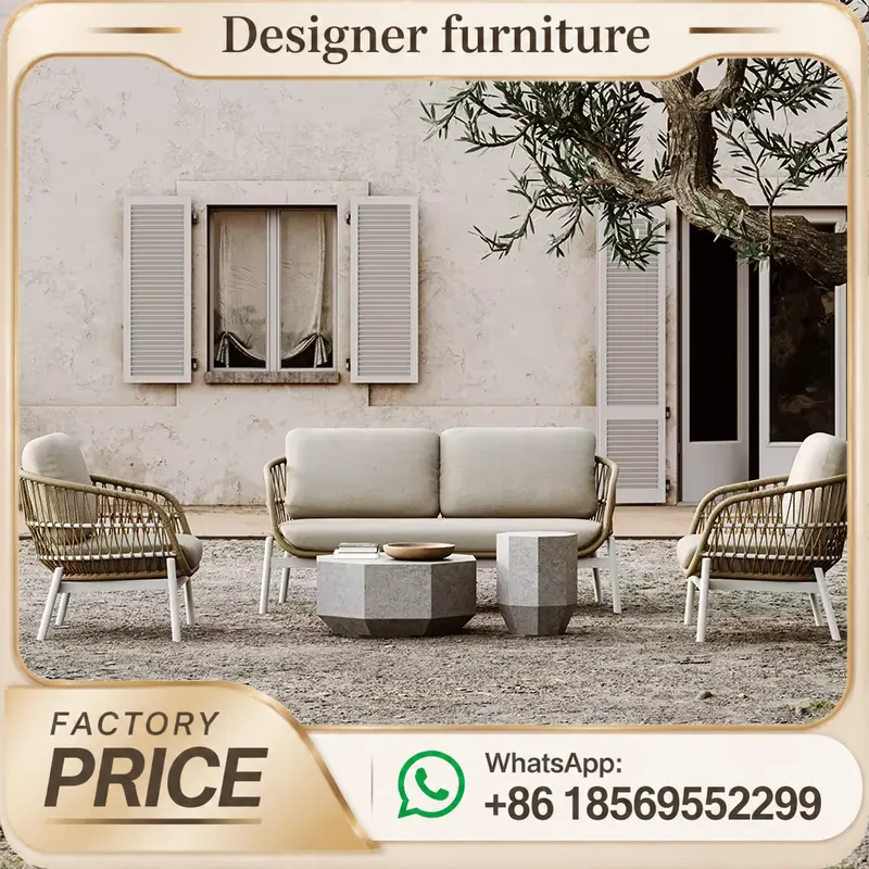 Outdoor Rope Weaving Sofa Set  - Outdoor Furniture Durable ulasan dan harga