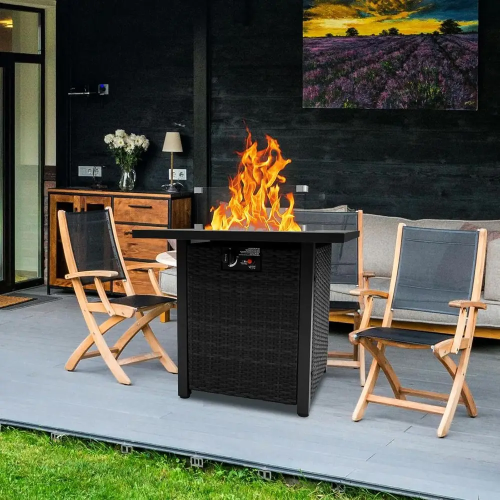 Wicker Outdoor Patio Furniture - Outdoor Furniture With Fire Pit Table ulasan dan harga