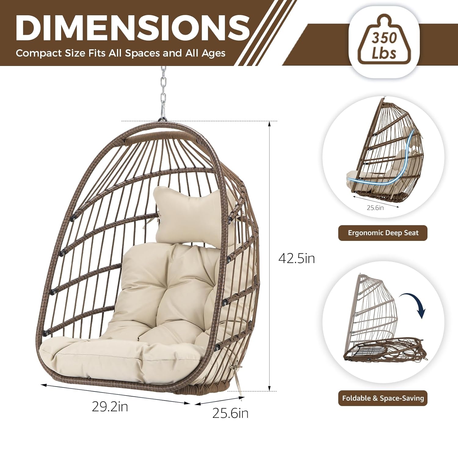 Outdoor Hanging Egg Chair With - Outdoor Furniture Rh ulasan dan harga