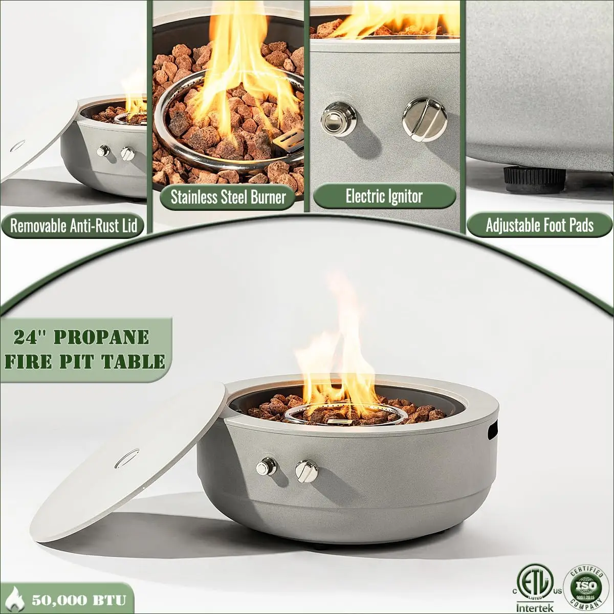 24 Inch Propane Fire Pit Bowl, - Fire Pit Bowl ulasan dan harga