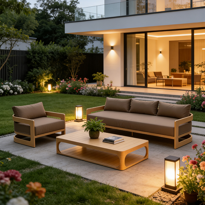 Modern Aluminum Outdoor Sofa S - Outdoor Furniture Durable ulasan dan harga
