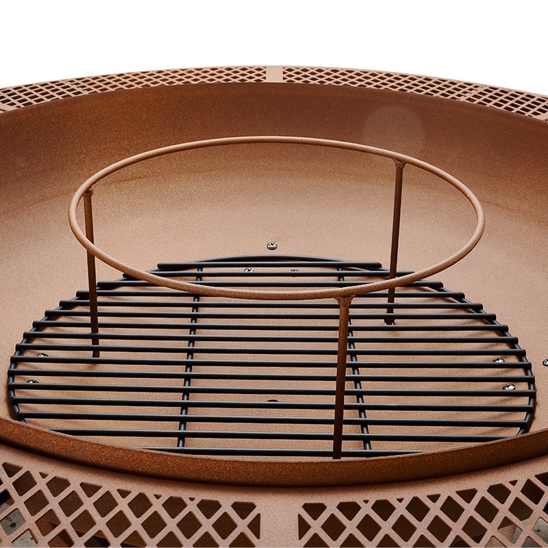 2026 Modern Outdoor Steel Char - Outdoor Furniture With Fire Pit Table ulasan dan harga