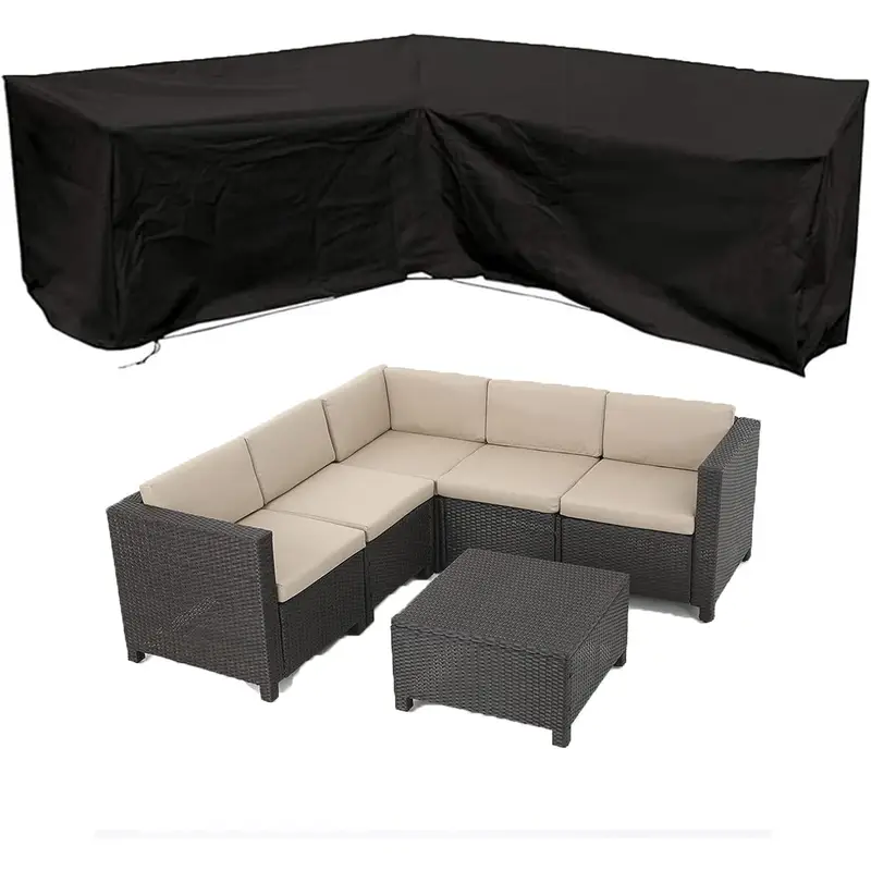 Anti-UV L-shaped Outdoor Sofa  - Outdoor Furniture Durable ulasan dan harga