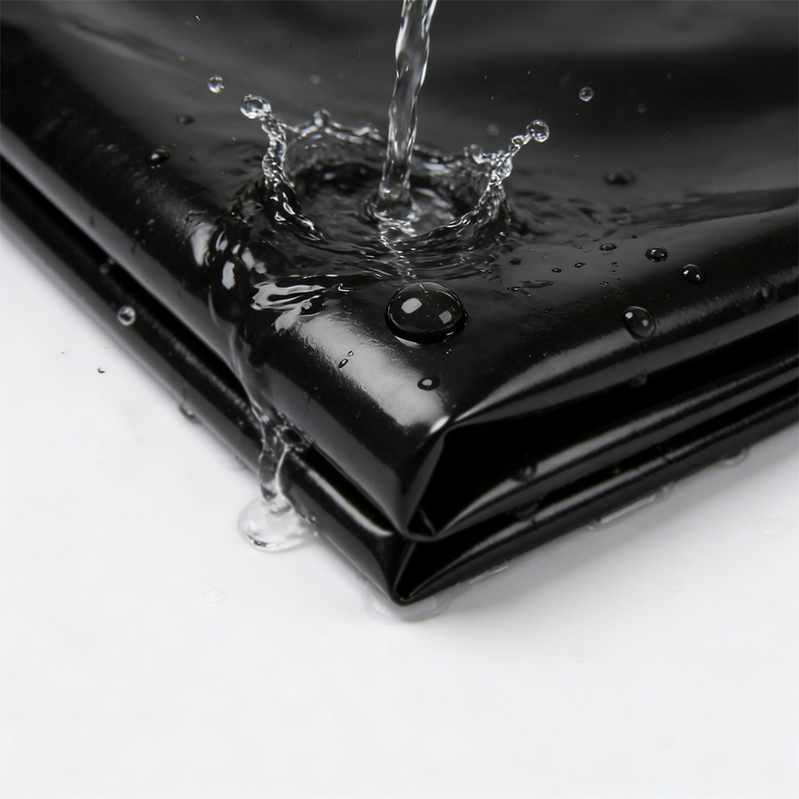 Durable Pure Black PVC Waterpr - Outdoor Furniture Cover ulasan dan harga