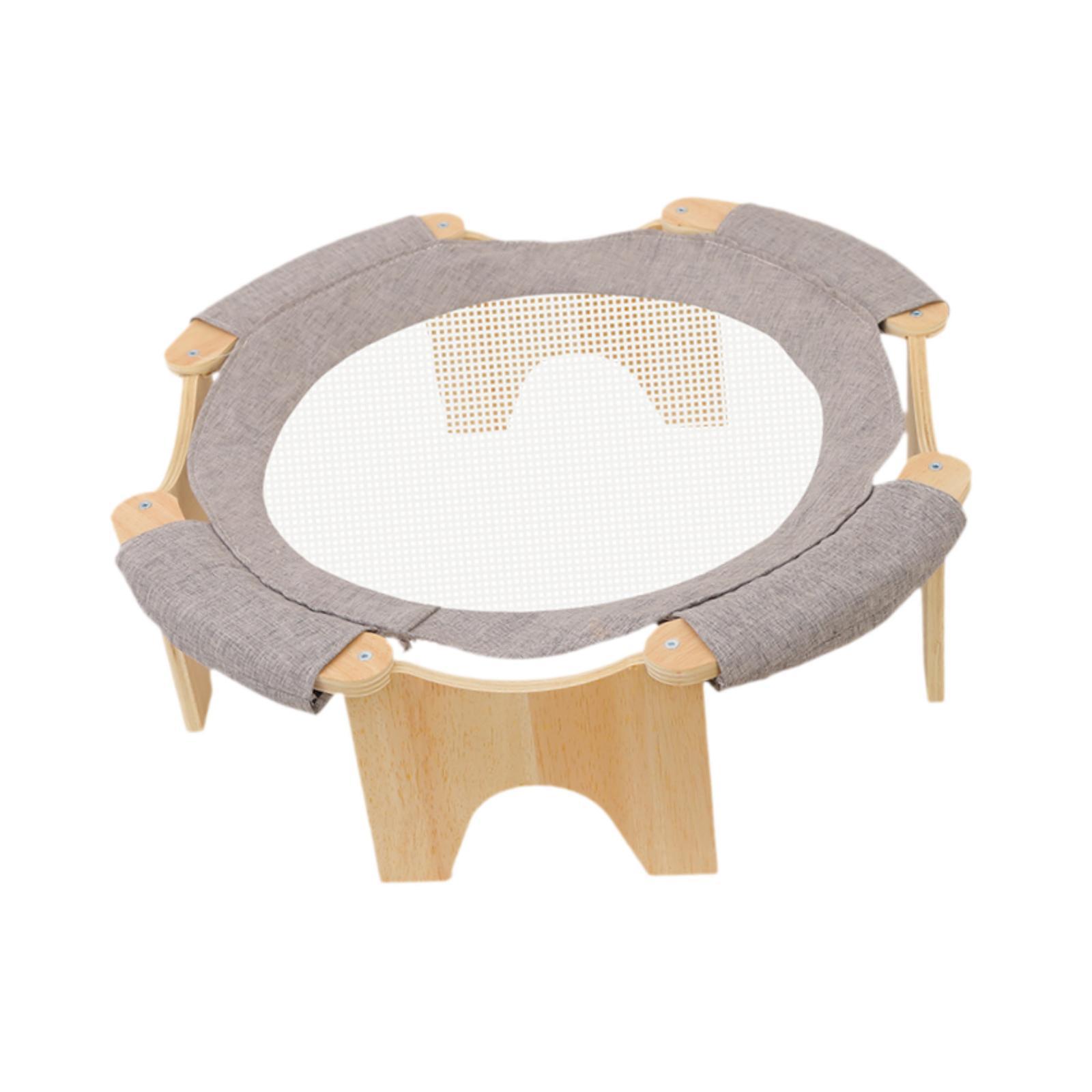 Elevated Pet Bed Wooden Cat Ha - Outdoor Furniture Durable ulasan dan harga