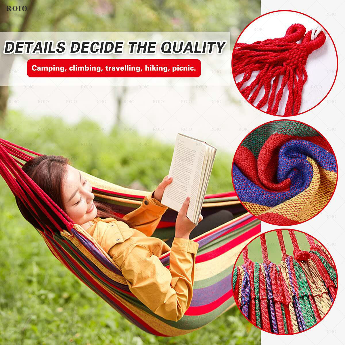 Camping Hammock Thickened Dura - Outdoor Furniture Rh ulasan dan harga