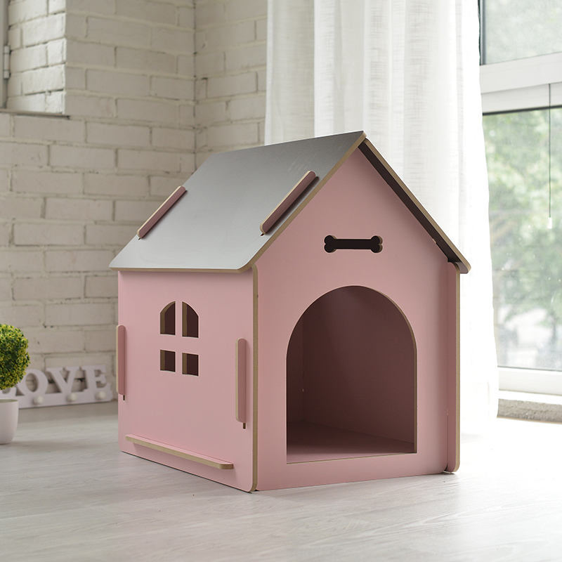 Custom Wooden Dog House Indoor - Outdoor Furniture Durable ulasan dan harga