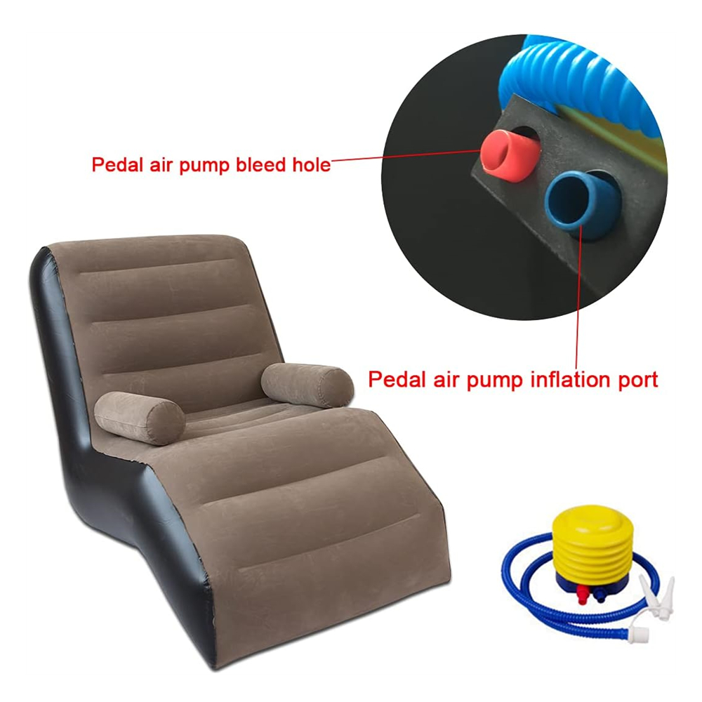 Folding Lazy Sofa,Inflatable L - Outdoor Furniture Durable ulasan dan harga