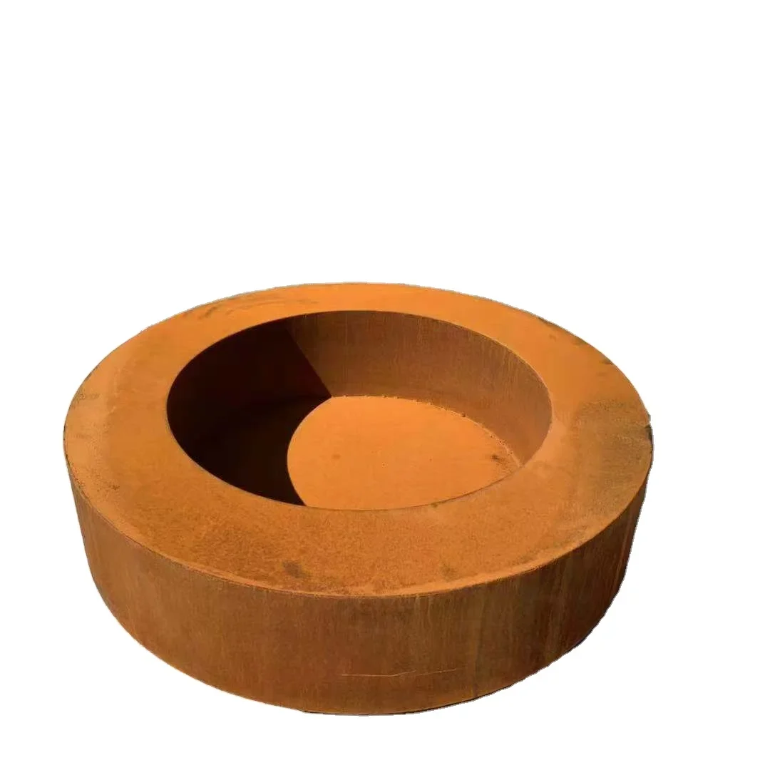 -Corten steel  wood burning ou - Fire Pit Bowl ulasan dan harga