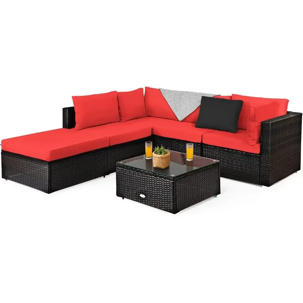 6-Piece Outdoor Patio Furnitur - Outdoor Furniture Durable ulasan dan harga