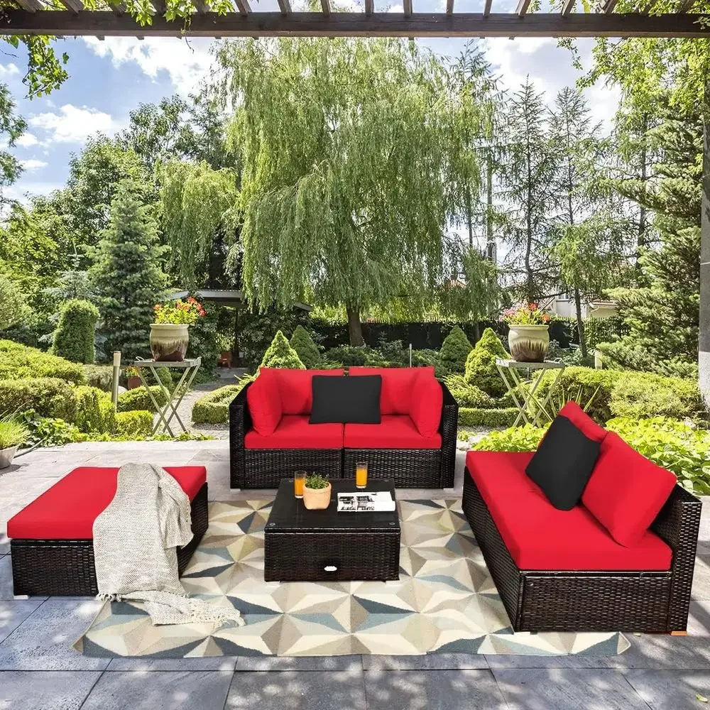 6-Piece Outdoor Patio Furnitur - Outdoor Furniture Durable ulasan dan harga